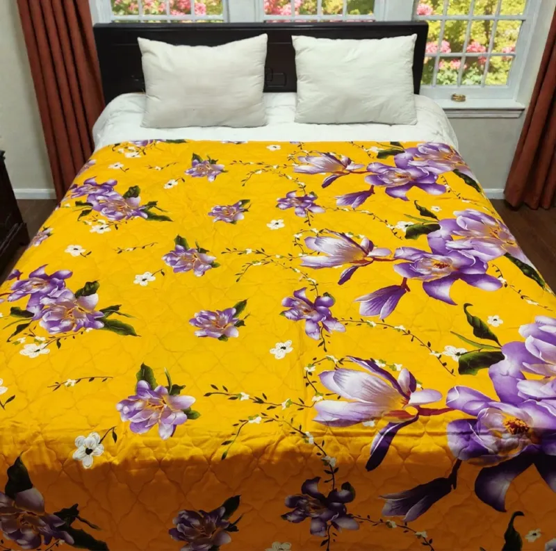 পিওর কটন টুইল এসি কাঁথা 7.5 x 7 ফিট
