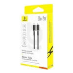 Baseus Dura USB-C to USB-C 100W চার্জিং ক্যাবল, 1 মিটার