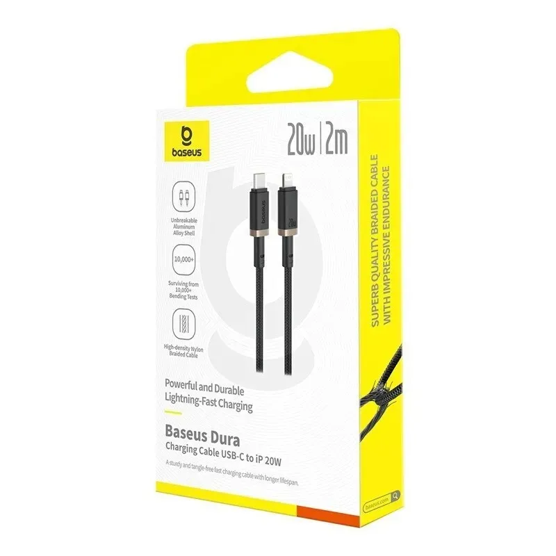 Baseus Dura USB-C to USB-C 100W চার্জিং ক্যাবল, 1 মিটার