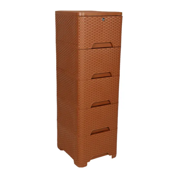Caino ক্লোজেট 5 ড্রয়ার Eagle Brown