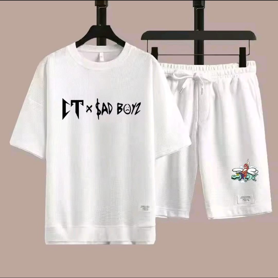 Men's Mesh T-Shirt and Short Pant Set, 170 GSM, 6 Colours