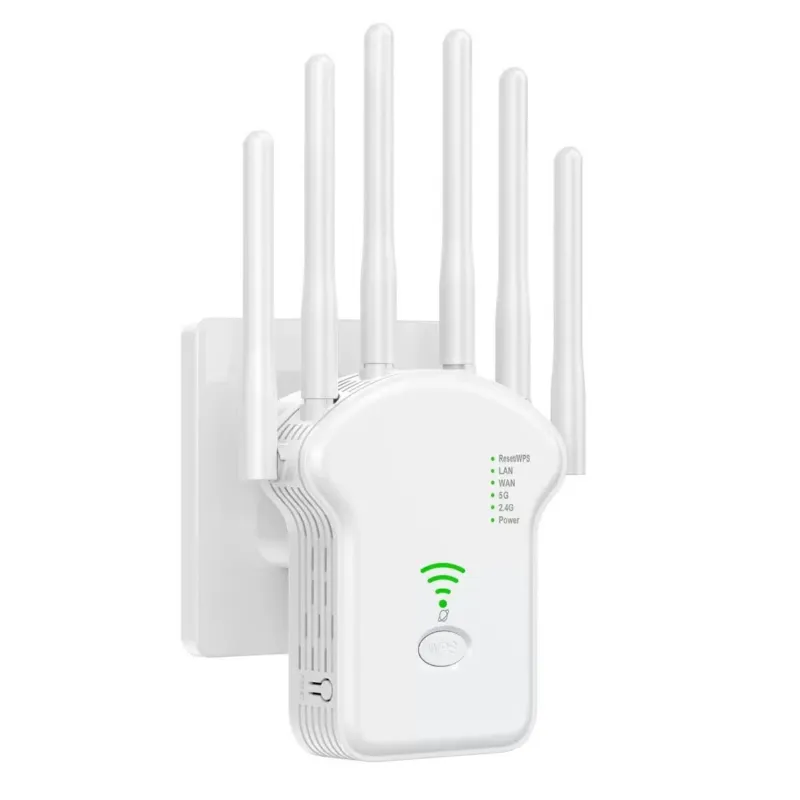 1200Mbps ডুয়াল-ব্যান্ড WiFi রাউটার ও এক্সটেন্ডার, 6 অ্যান্টেনা