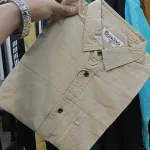 Kaiser কটন স্টাইলিশ ফুল হাতা শার্ট (খাকি)