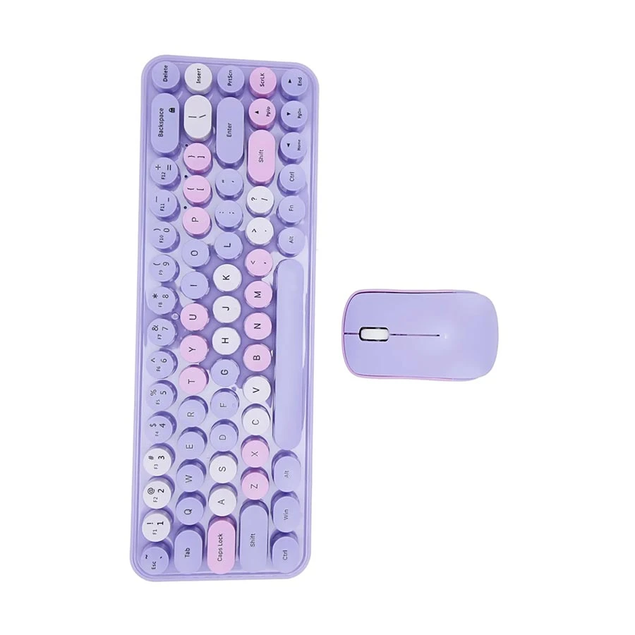 MOFII I Bean Purple Wireless Keyboard & Mouse Combo