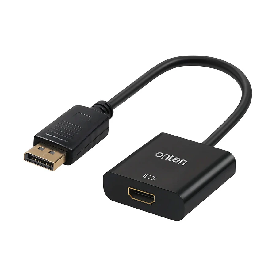 Onten OTN-5117 DisplayPort Male to HDMI Female Black Converter