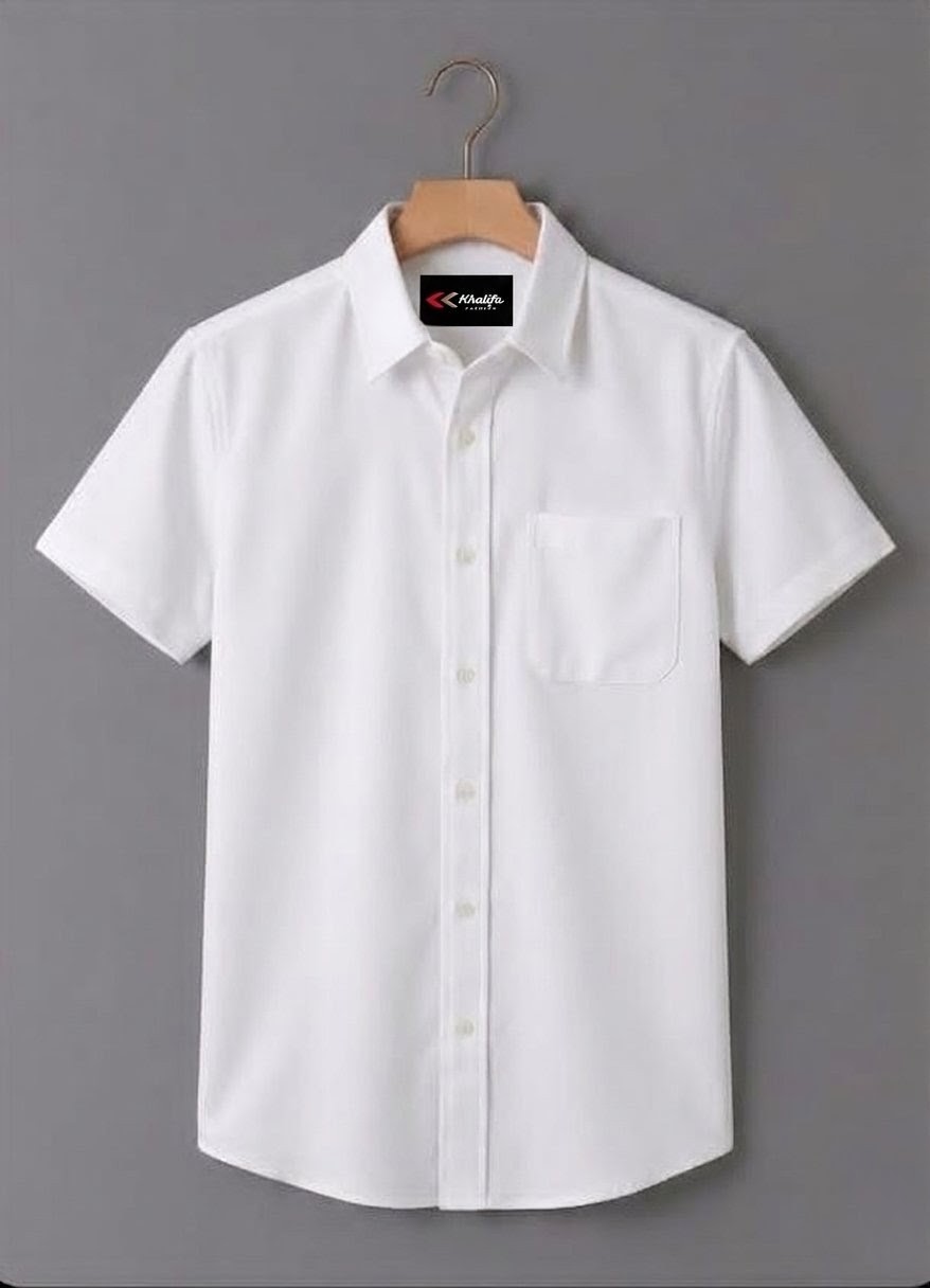 Men's Solid Half Sleeve Shirt in Soft Oxford Cotton, M to XXL