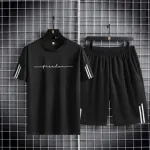 Men's Mesh Fabric Half Pant and T-Shirt Set, 160 GSM, 6 Colours