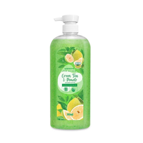 Watsons Green Tea & Pomelo Shower Scrub 700ml (Malaysia)