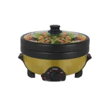 Elima EM-MC500 ডাবল পট ইলেকট্রিক মাল্টি কুকার 5.0L – গোল্ড