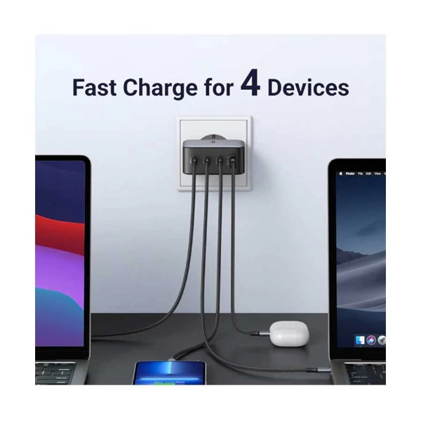 Ugreen Nexode CD226 100W ট্রিপল USB-C & USB Gan Fast PD চার্জার