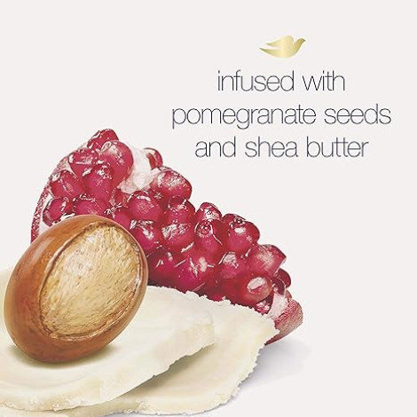 Dove Pomegranate Seeds & Shea Butter এক্সফোলিয়েটিং বডি স্ক্রাব 225ml