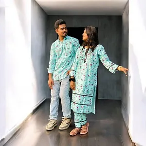 শার্ট ও টু পিস কাপল সেট