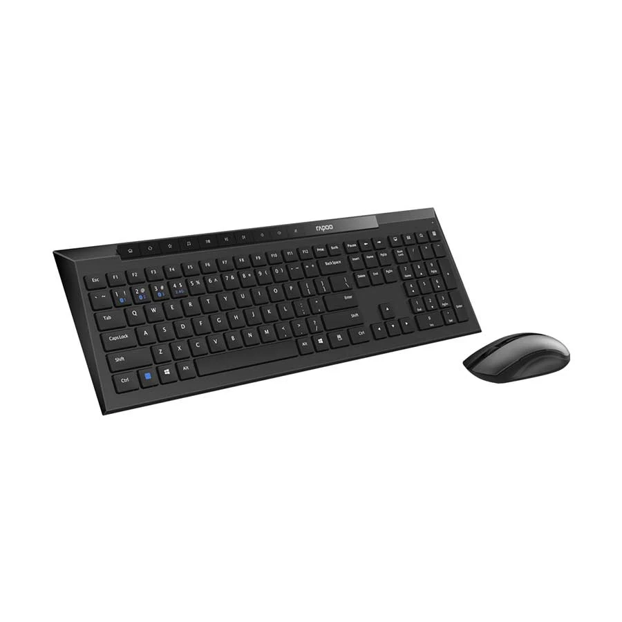 Rapoo 8210M Dual Mode Wireless Keyboard & Mouse Combo Black