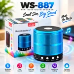 WS-887 পোর্টেবল ওয়্যারলেস মিনি ব্লুটুথ স্পিকার