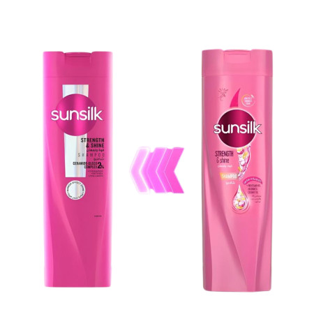 Sunsilk Strength & Shine Ceramide Gloss 2% Complex Shampoo 400ml (Saudi Arabia)