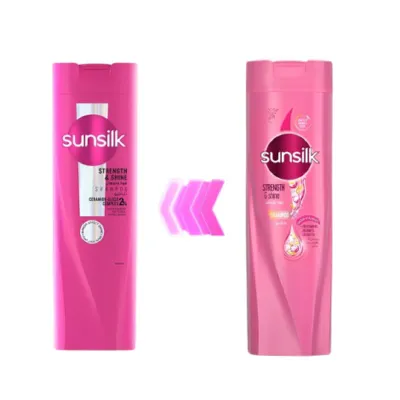 Sunsilk Strength & Shine সিরামাইড গ্লস শ্যাম্পু 400ml