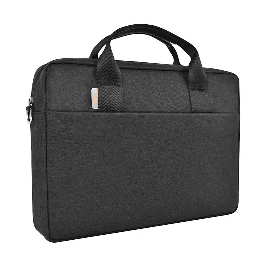 WiWU Minimalist Pro 2 14 Inch Black Laptop Bag with Shoulder Strap