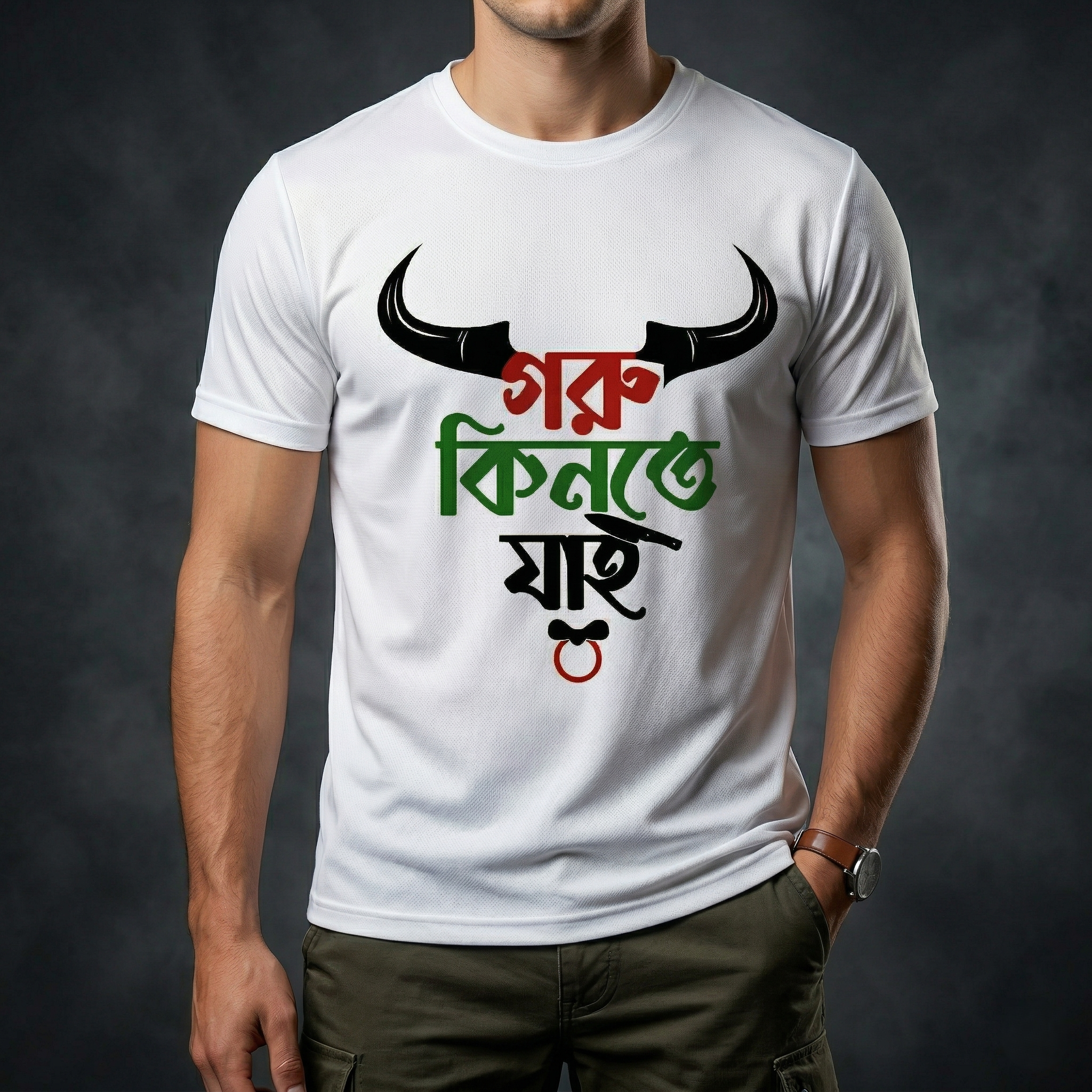 গরু কিনতে যাই (Goru Kinte Jai) ঈদ স্পেশাল টি-শার্ট