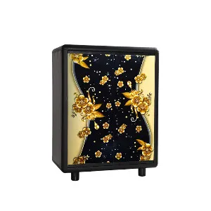 Trendy PVC ছোট আলমারি Golden Alpona