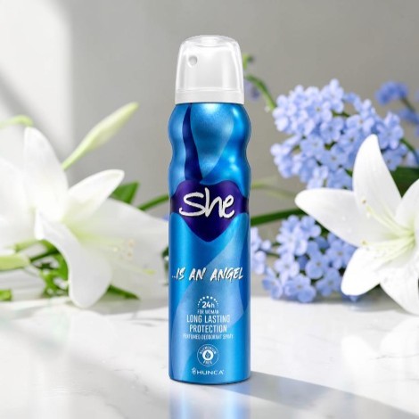 She Is An Angel Long Lasting Protection Perfumed Deodorant Spary 150ml (Turkey)