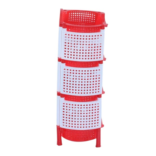 RFL Style Fence র‍্যাক 4 স্টেপ (বড়) লাল ও সাদা