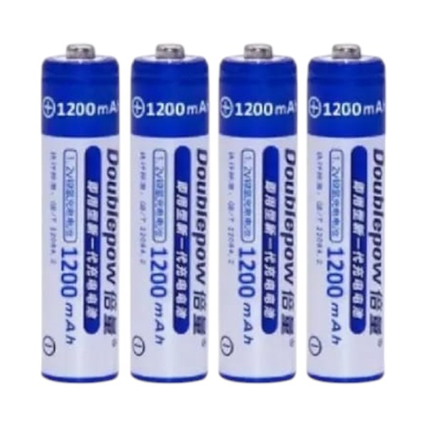 ডাবলপাও AA 1200mAh NiMH রিচার্জেবল ব্যাটারি (৪টি)