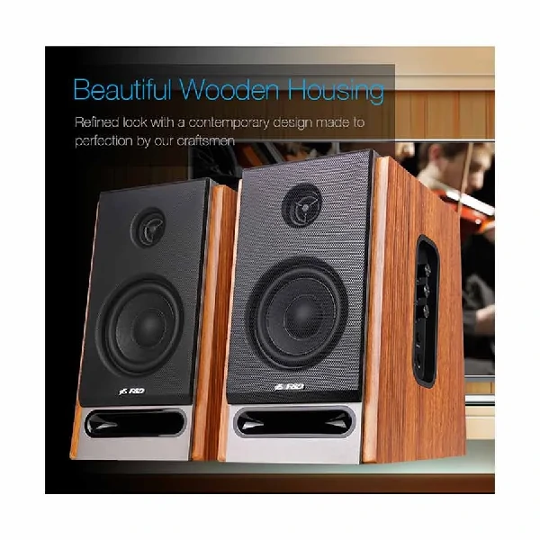 F&D R27BT Bluetooth Bookshelf Speaker