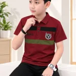 Kids' Embroidered Polo Shirt with Cup Collar, 3 to 10 Years