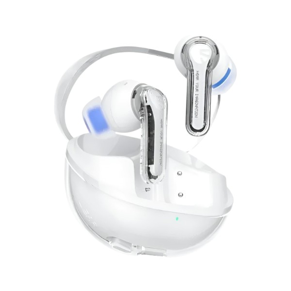 SoundPEATS Clear ট্রু ওয়্যারলেস ইয়ারবাড – সাদা