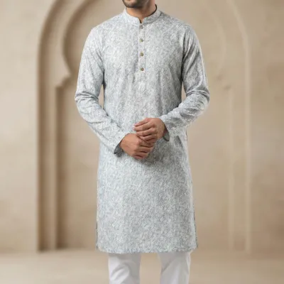 ছেলেদের কটন লাক্সারি পাঞ্জাবি