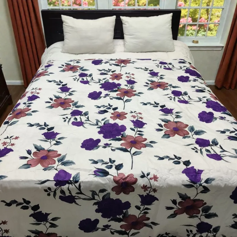 পিওর কটন টুইল এসি কাঁথা 7.5 x 7 ফিট