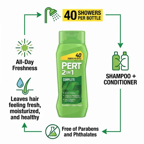 Pert Complete 2in1 শ্যাম্পু + কন্ডিশনার 400ml