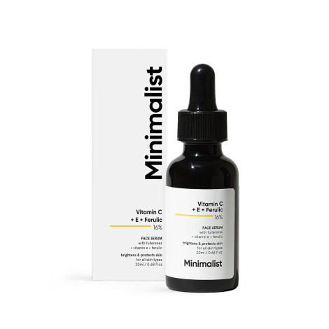 Minimalist Vitamin C+E+Ferulic-16% Face Serum 20ml (India)