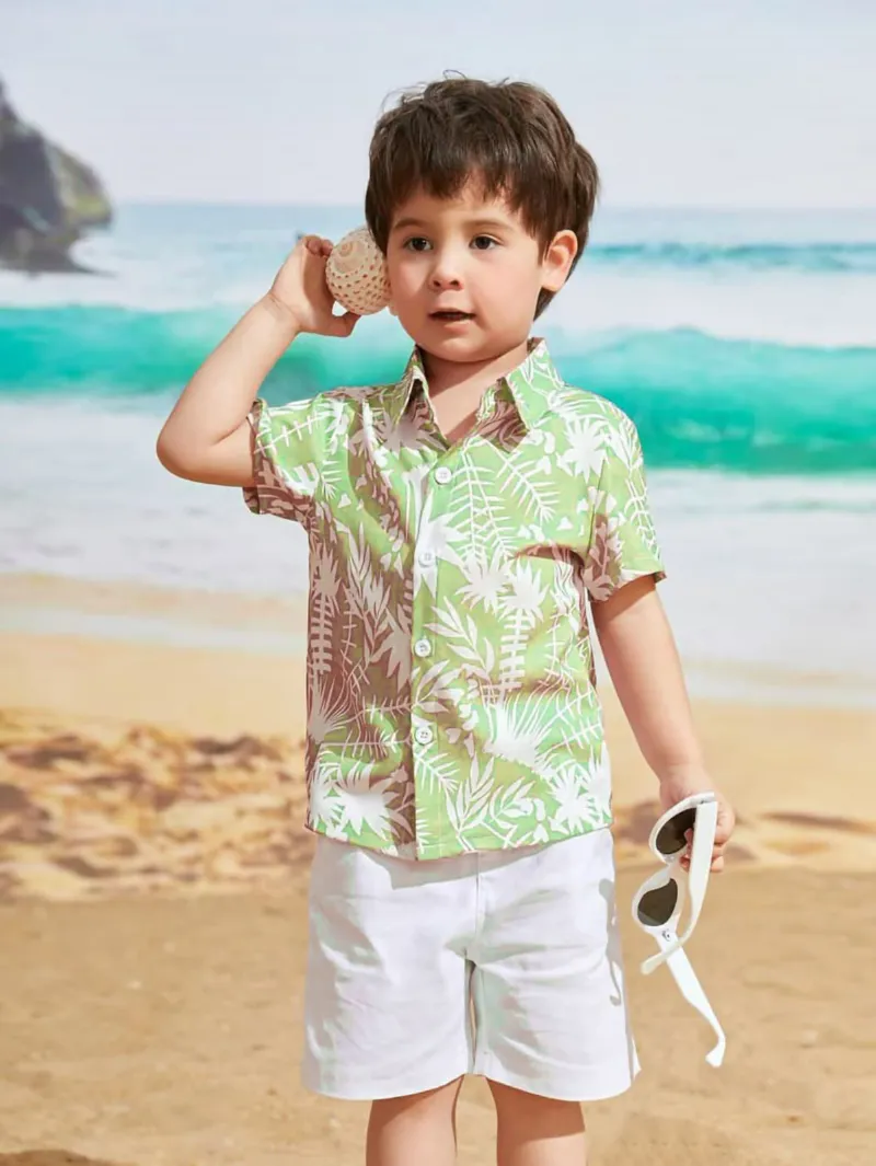 Boys' Shirt and Pant Set, 6 and 8 Years, 3 Colours