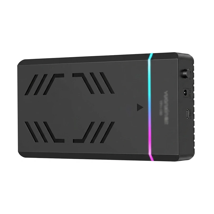 Yuanxin YPH-050 RGB 3.5 Inch SATA USB Type-C Black HDD Enclosure