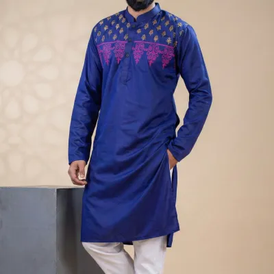 Mohasagor ইউনিক ডিজাইনের কটন পাঞ্জাবি