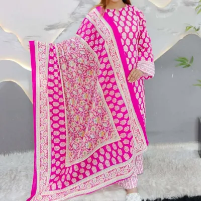 Premium Unstitched 3-Piece Collection – Tailor it to your own unique design!