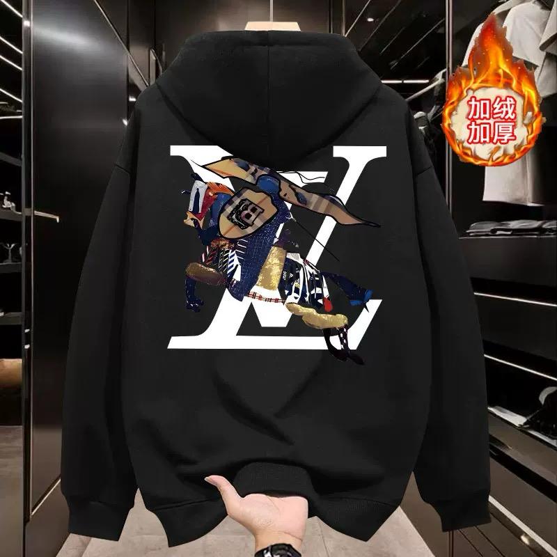 Men's 280 GSM Cotton Winter Hoodie, Length 28 to 30 Inch, 6 Colours