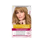 L'Oreal Excellence Creme Triple Care হেয়ার কালার 7.3 ন্যাচারাল ডার্ক গোল্ডেন ব্রাউন