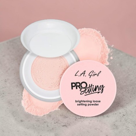 L.A. Girl প্রো সেটিং ব্রাইটেনিং লুজ সেটিং পাউডার - Soft Pink