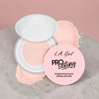 L.A. Girl প্রো সেটিং ব্রাইটেনিং লুজ সেটিং পাউডার - Soft Pink