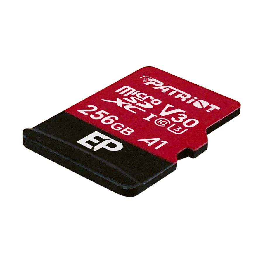 Patriot EP Series 256GB MicroSD UHS-I U3 A1 V30 Card with Adapter