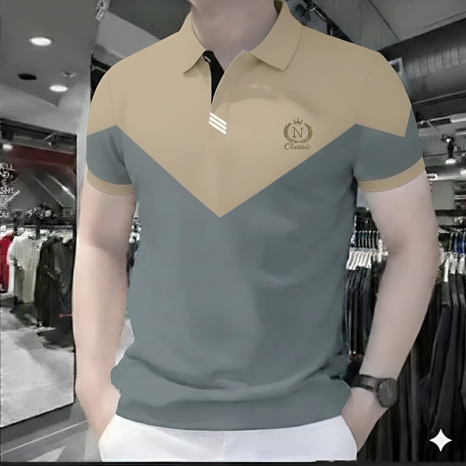 Men's Cotton Polo Shirt, Half Sleeve, 200 GSM, 2 Colour Choices