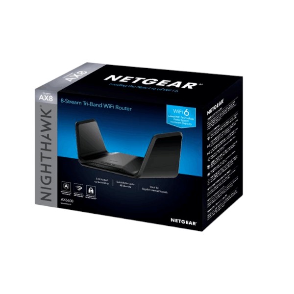 Netgear Nighthawk RAX70 AX6600 ট্রাই-ব্যান্ড WiFi 6 রাউটার