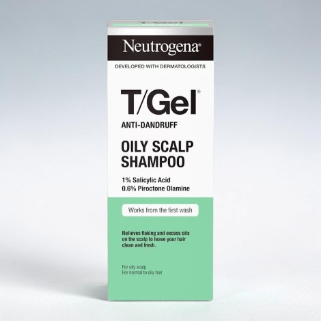 Neutrogena T/Gel অ্যান্টি-ড্যানড্রাফ অয়েলি স্ক্যাল্প শ্যাম্পু 250ml