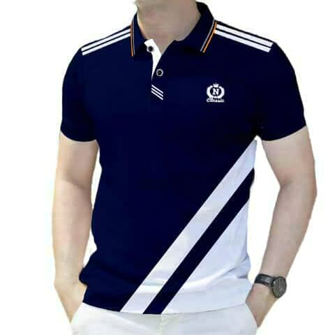 ছেলেদের হাফ স্লিভ পিকে নিট পোলো শার্ট, সাইজ XL ও XXL