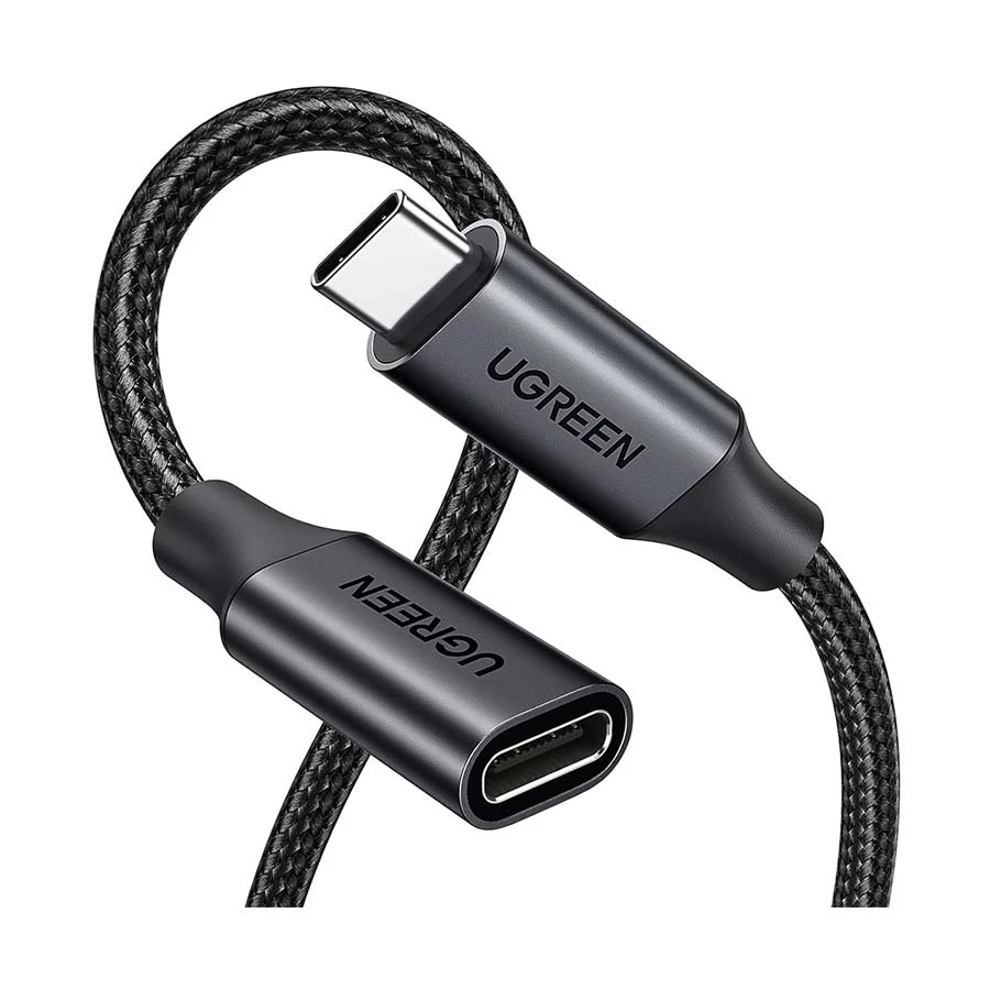 UGREEN US372 (45191) USB 3.2 Type-C Extension Cable 1m Dark Gray