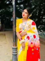 Bright Colour Chanduri Silk Saree for Daily and Festive Wear