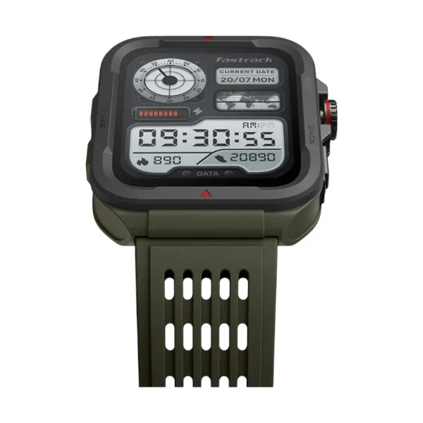 Fastrack Active সবুজ ব্লুটুথ কলিং রাগড স্মার্টওয়াচ