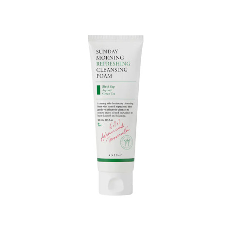 Axis-Y Sunday Morning Refreshing Cleansing Foam 120ml (Korea)
